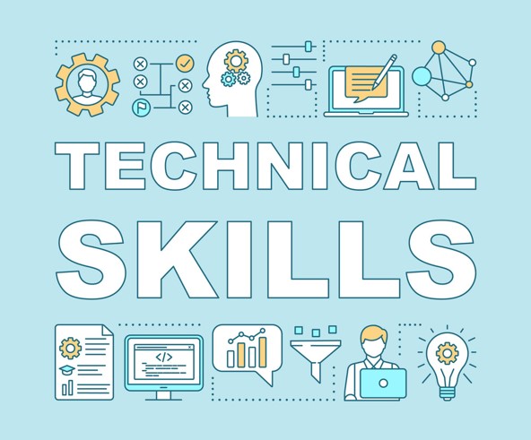An image with the text: Technical Skills